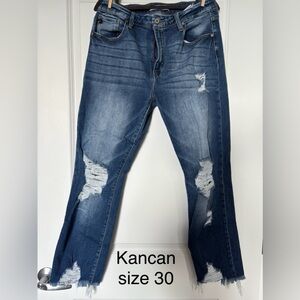 KanCan Distressed Blue Jeans